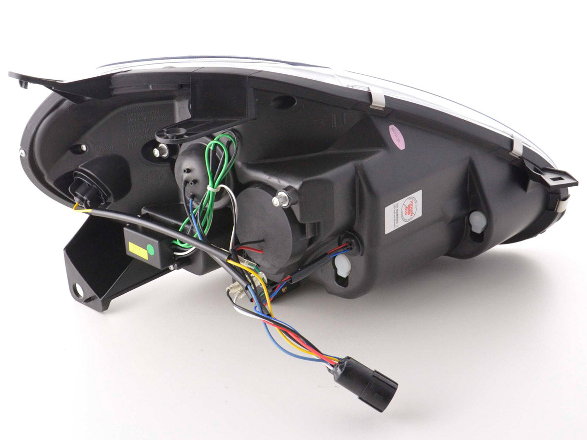 Scheinwerfer Set Daylight LED TFL-Optik Fiat Grande Punto Typ 199 08- chrom Scheinwerfer Set Daylight LED TFL-Optik Fiat Grande Punto Typ 199 08- chrom